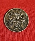  Antique Palestine  Coin 2 Mils Issued 1927 Unc Free Shipping  Ma 3 