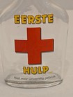 Vintage Glass First Aid Bottle   Not For  External Use Translated   Dutch 