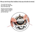 Ignition Switch Fuel Gas Cap Lock Keys Set For Kawasaki Z900 Zr900 Abs 2016-2024