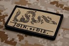 Join Or Die Embroidered Patch Tan Nswdg Seal Devgru St6 Us Navy Special Warfare