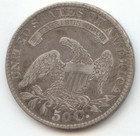 1829 Capped Bust Half Dollar  Xf-au Details