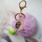 Rhinestone Metal Keychain Car Key Holder Bag Charm Pendant Fashion Gift