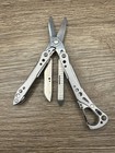 Leatherman Style Cs Multi-tool Scissors Knife File Carabiner Black Silver Used
