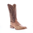 Durango Premium Exotic Full Quill Ostrich Mens Brown Wide Western Boots
