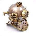 Us Navy Mark Antique Diving Divers Helmet Brass Steel Full Size Maritime
