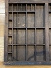 Antique Hamilton Mfg  Co  Wood Printer Type Set Drawer Tray 32  X 16 5 