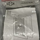Petsafe Medium Aluminum Wall Entry Pet Door Ppa11-10916  Excellent Condition 