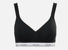 Calvin Klein Women s M 2 Pack Wire Free Bralette Cotton Modal Black white