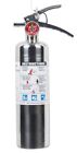     2025-2 5 Lb Chrome stainless Steel Abc Fire Extinguisher W vehicle Bracket New