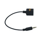 Female 4-pin Rj9 To 3 5mm Male Adapter Cord Connect Headset To Laptop Computer