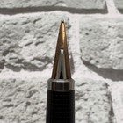 Parker 180 Fountain Pen Double Sided Nib Needle Pen Medium Push Silver Black
