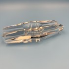 Vintage 1970s Mid-century Modern Crystal Glass Ashtray - Elegant   Collectible