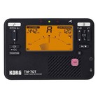 Korg Tm-70cbk Tuner Metronome With Clip-on Mic