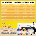 Koala Sublimation Paper 8 5x11 200 Sheets For Inkjet Heat Transfer Epson 125gsm