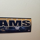 Vintage New Unused St Louis Rams Nfl Bumper Sticker 3 X 12 Inches Wincraft