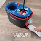 O-cedar Rinseclean Spin Mop Bucket System Clean Clean Water Removes 99 Of