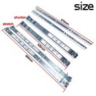 Dell R320 R420 R430 R440 R640 R630 R620 R740 1u Static Ready Rail Kit 053d7m