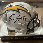 Nfl Auto  Signed Riddell Mini Helmet Autograph W coa Bas