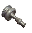 Antique Primitive 17th Century Bulbous Based Pewter Candlestick Collectible