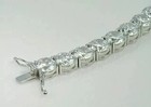 15ct Round Cut Lab Created Diamond Tennis Bracelet 14k White Gold Plated