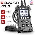 2025 Mucar Cdl20 Car Obd2 Obdii Fault Code Reader Engine Diagnostic Scanner Tool