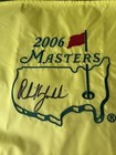 Phil Mickelson Autograph Signed 2006 Masters Flag  Rare  Psa Coa