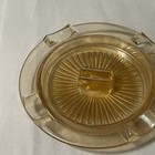Vintage Iridescent Carnival Glass  Match Holder Ashtray