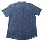 O neill Men s Short Sleeve Blue Patterned Button Up Shirt Size Xl