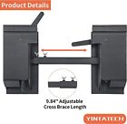 Quick Tach Conversion Adapter Attach W  Adjustable Cross Brace Skid Steer 4000lb