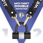 Bike Chain Lock 3foot 90cm Long Heavy Duty Chain Lock Durable 10mm Thick Chains