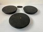 Vintage Wooden Derby Hat Block Mold Base Millinery Form 5  Dia Parts
