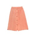 Zara Girl s 13-14 Skirt Rose Textured Button Front Pull On Midi Pleated 1639 728