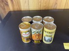 1970 s Beer Cans   Lot Of 6 Different Cans   Bottom Open   Steel   Nice