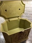 Vintage Max Klein Green Plastic Sewing Box With Top Handle