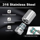 1pcs Stainless Steel High-pressure Hose Reel Swivel Fitting For Home industrial