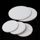 White Pvc Plastic Round Discs Diameter 20-400mm Thickness 3-30mm Rigid Pvc Sheet