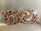 Antique Cast Iron Architectural Salvage 22 Inch Swirl Wall Corbels