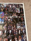 1995 Basketball Uncut Sheet Shaq Olajuwon Mourning Beam Team Inserts Rare 36x28