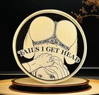 Heads tails Flip Coin     Adult Humor Novelty Challenge Coin     Collectible Token