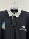 Vintage 1999 Guinness Rugby World Cup Shirt Irb Embroidered Black Jersey Xl Rare