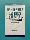 2022 Alaska Airlines Barf Bag