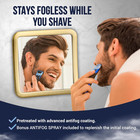 Fogless Shower Mirror For Shaving With Improved Suction And 360   Swivel - Unbrea