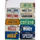 Vintage 1980 Post Cereal License Plates Complete Set 50 States Miniature Metal