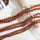Natural Rudraksha Mala 108 Beads 10mm Bead Prayer Buddhist Necklace