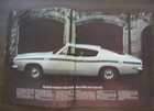 1969 Plymouth Barracuda Sales Brochure Sports Fastback Coupe 340 - Original