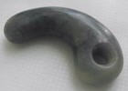 Japanese Ancient 2 7th Cent Jade Magatama Pendant Fetus Natural Japan Antique