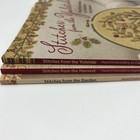 Kathy Schmitz Hand Embroidery Lot Yuletide Harvest Garden Martingale 3 Books