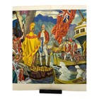 S s  Lurline 1948 Vintage Eugene Savage Dinner Menu Named A God Appears 13 5x21