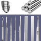 10pcs Ingrown Toenail Removal Kit  Surgical Stainless Steel Nail Tools For Ma   