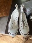 Vintage Converse All Star Basketball Canvas Hi Cut Korea 19162 White Size 9 5